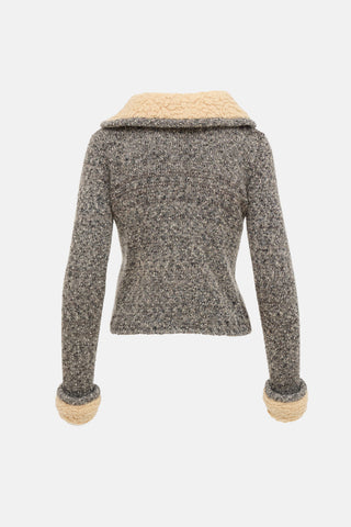 Prada 2010 Wool Marled Top