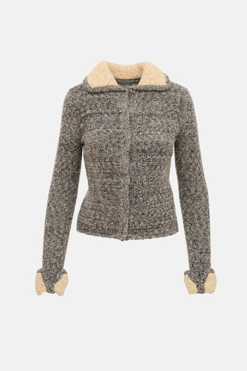 Prada 2010 Wool Marled Top