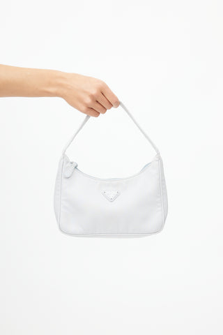 Prada Grey Re-Nylon Re-Edition Bag