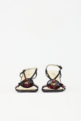 Prada Grosgrain Embellished Sandal