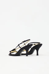 Prada Grosgrain Embellished Sandal