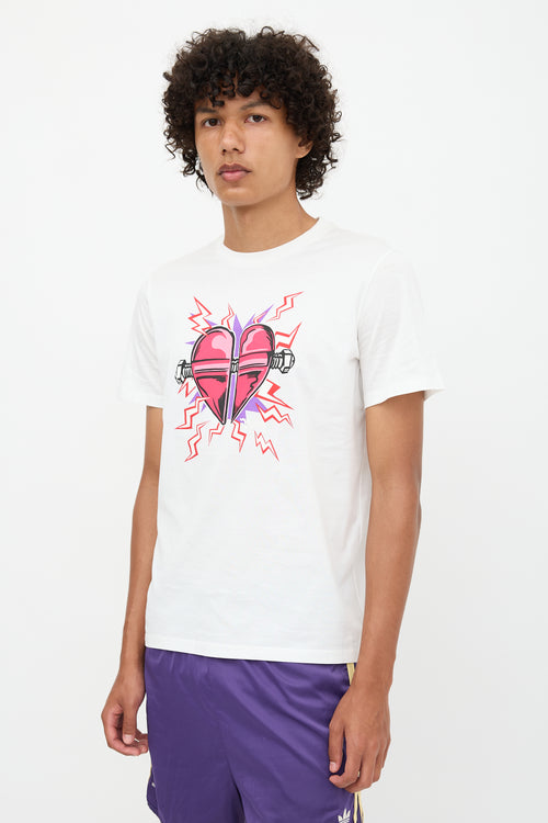 Prada Heart Graphic T-Shirt