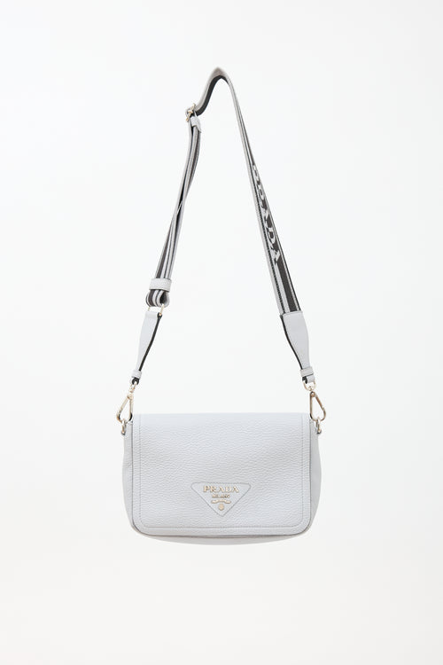 Prada Leather Identity Shoulder Bag