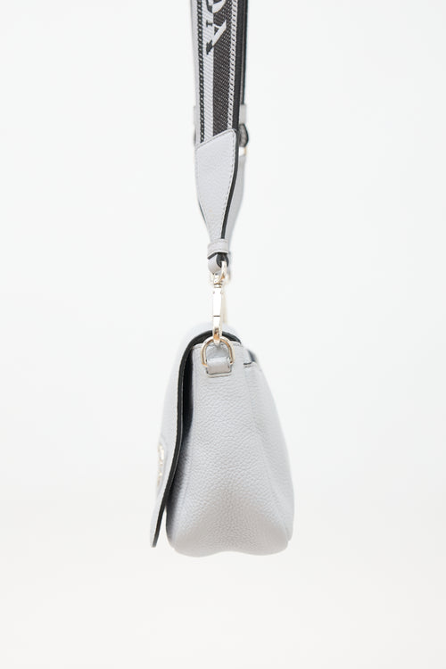 Prada Leather Identity Shoulder Bag