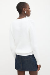 Prada Intarsia Logo Sweater