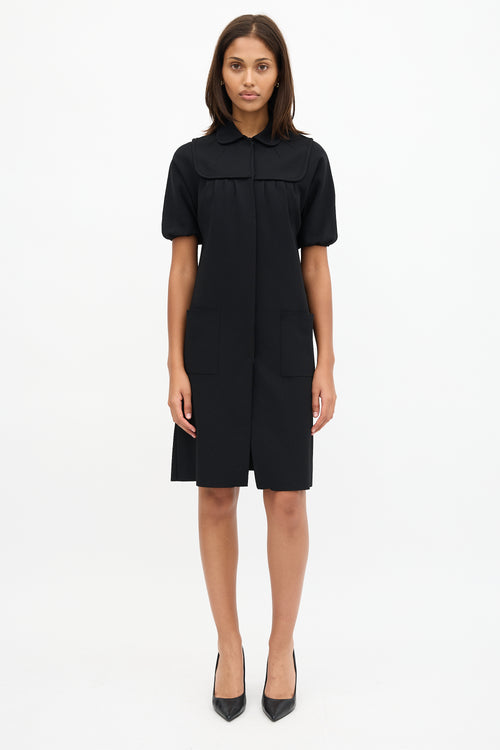 Prada Knit Button Up Dress