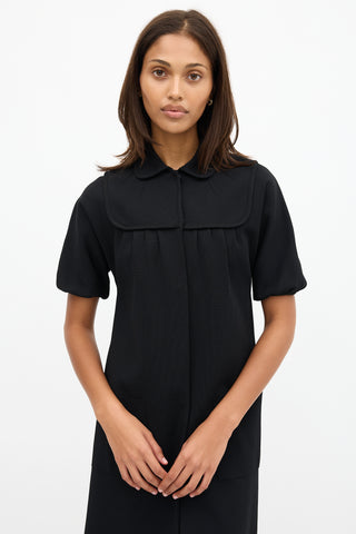 Prada Knit Button Up Dress