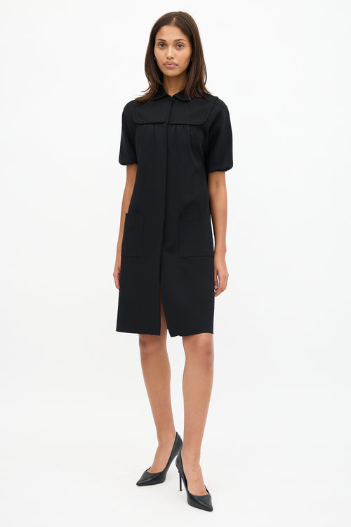 Prada Knit Button Up Dress