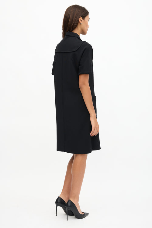 Prada Knit Button Up Dress