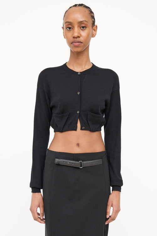 Prada Knit Cropped Cardigan