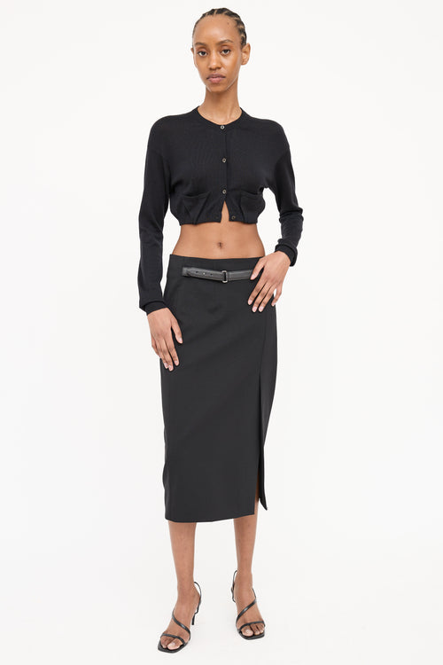 Prada Knit Cropped Cardigan