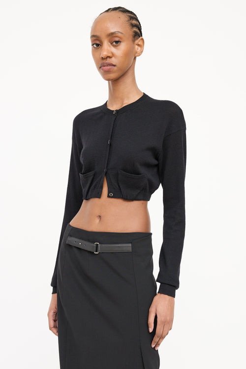 Prada Knit Cropped Cardigan