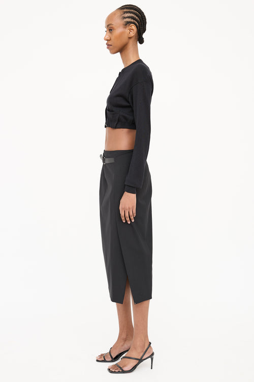 Prada Knit Cropped Cardigan