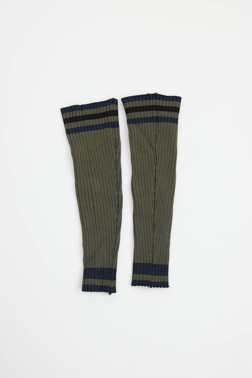 Prada SS 2014 Ribbed Leg Warmers