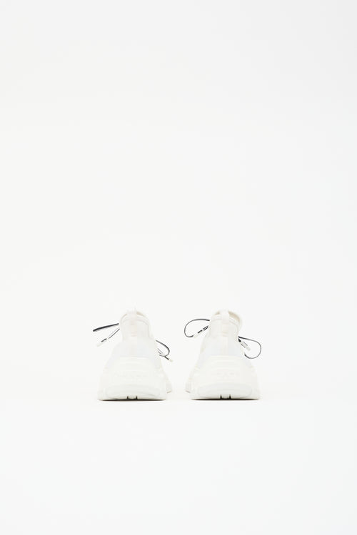 Prada Knit Logo Sock Sneaker