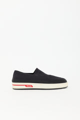 Prada Knit Twill Slip On Sneaker