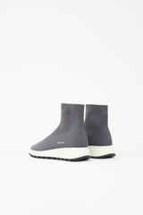 Prada Knit Logo Sock Sneaker