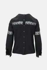 Prada Lace Panelled Blouse