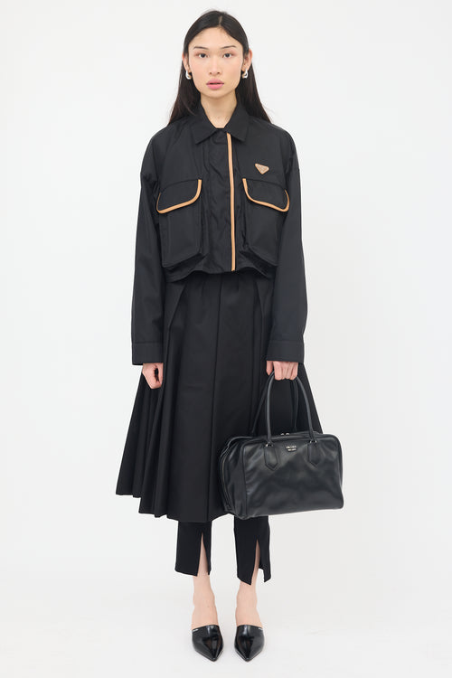 Prada Leather Bauletto Bag