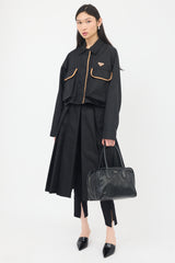 Prada Leather Bauletto Bag
