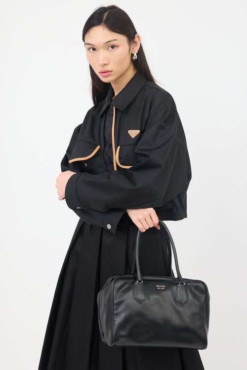 Prada Leather Bauletto Bag