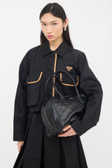 Prada Leather Bauletto Bag