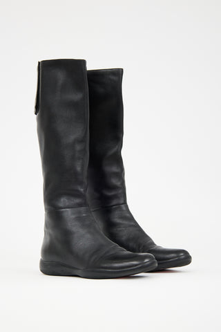 Prada Sport FW 1999 Leather Knee Boot