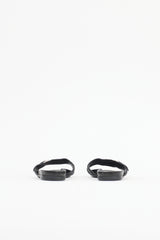 Prada Leather Buckle Slide