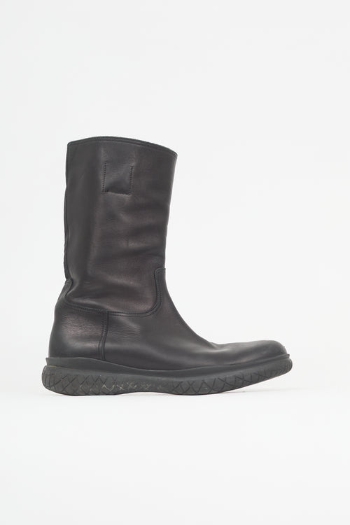 Prada Leather Calf Boot