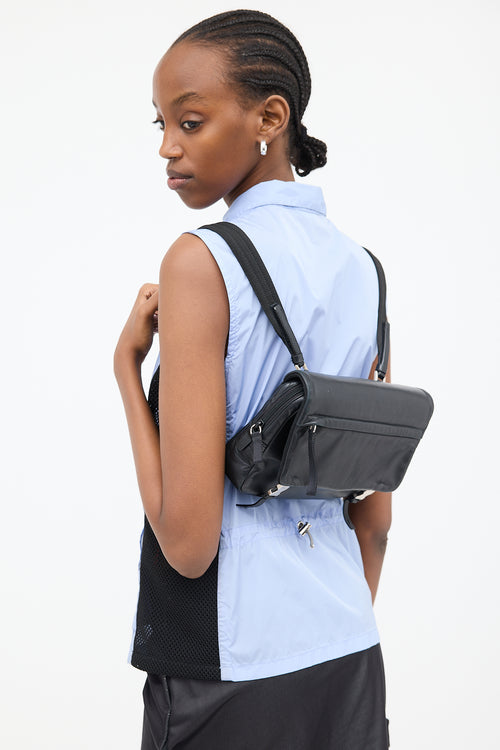 Prada Leather Chest Rig Backpack