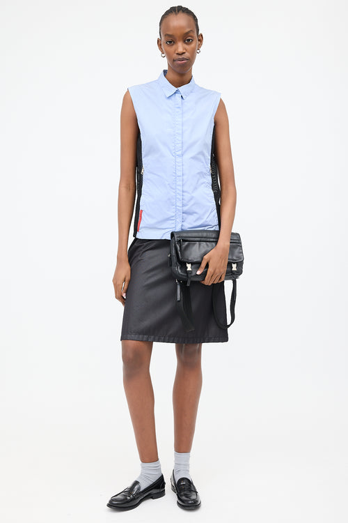 Prada Leather Chest Rig Backpack