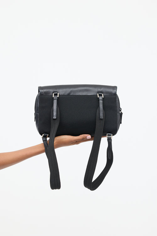 Prada Leather Chest Rig Backpack