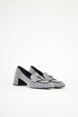 Prada Leather Embellished Loafer