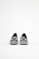 Prada Leather Embellished Loafer