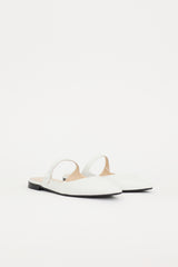 Prada Leather Cutout Mary Jane Mule