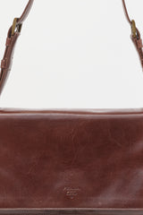 Prada Leather Double Buckle Shoulder Bag