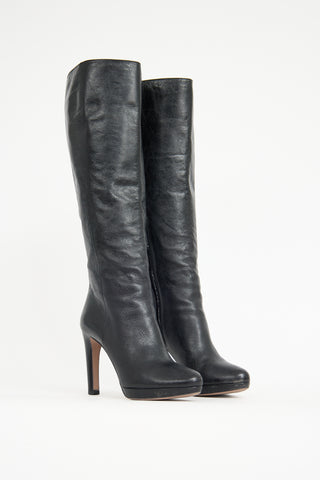 Prada Leather Knee Boot
