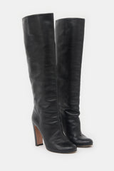 Prada Leather Knee Boot