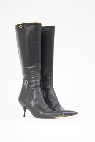 Prada Leather Calf Boot