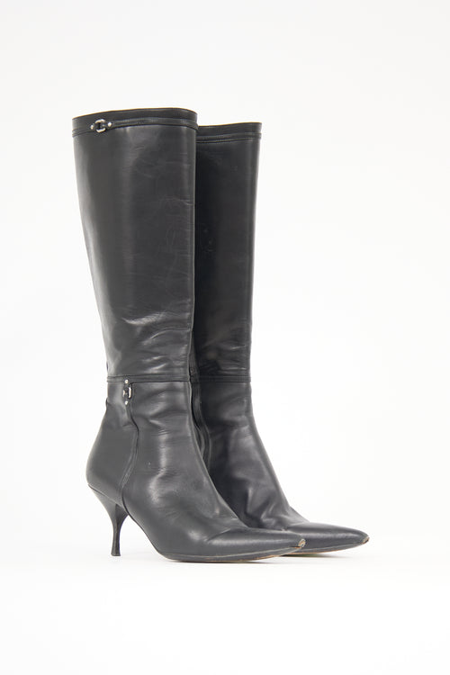 Prada Leather Calf Boot