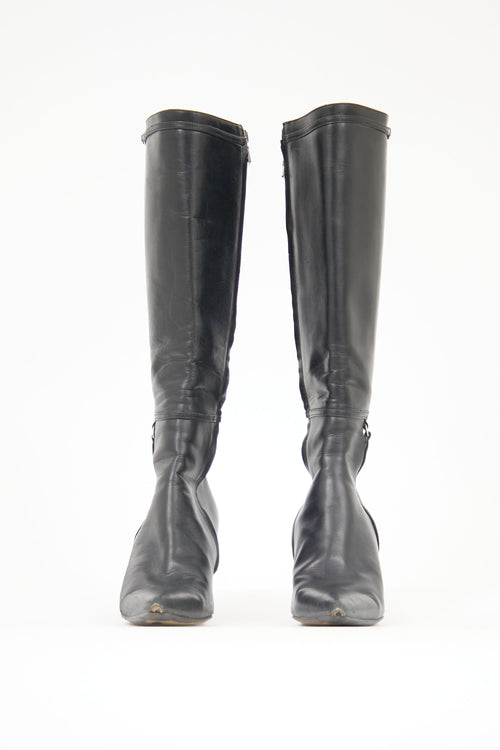 Prada Leather Calf Boot