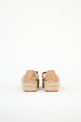 Prada Leather Platform Espadrille