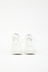 Prada Leather Logo High Top Sneaker