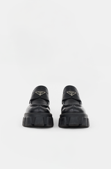 Prada Leather Logo Monolith Loafer