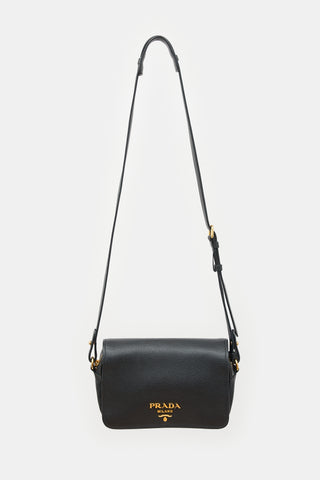 Prada Leather Vitello Phenix Flap Bag