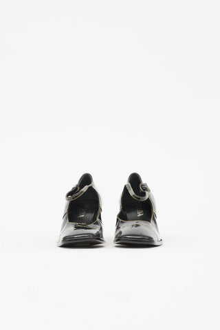 Prada Leather Mary Jane Pump