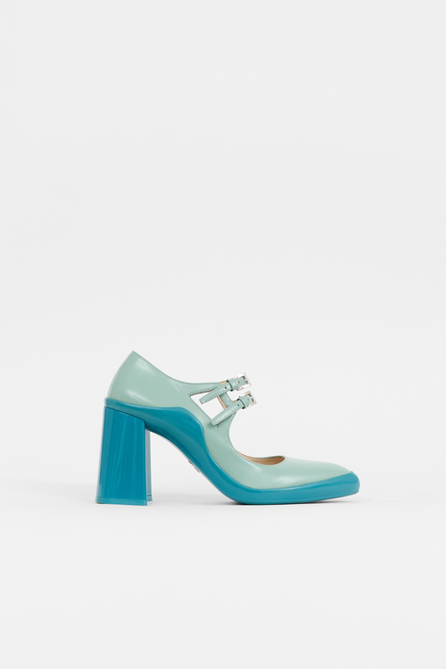 Prada Leather Mary Jane Pump