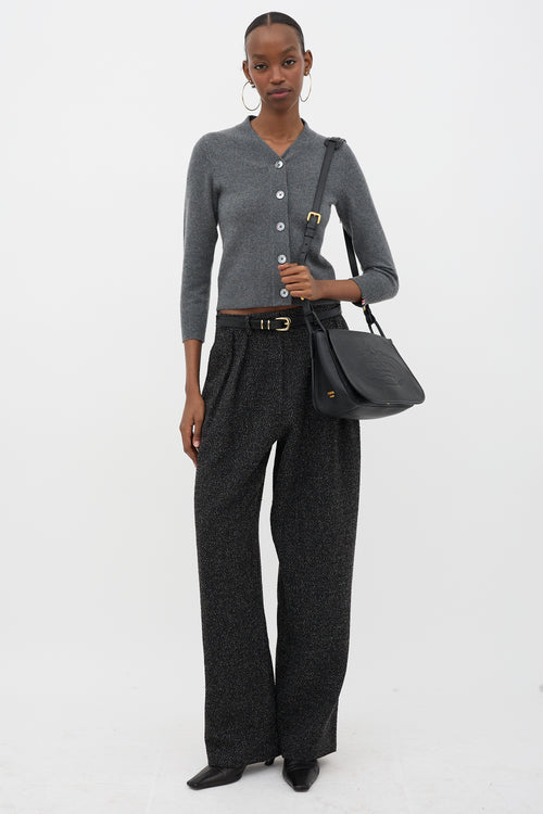 Prada Leather Messenger Bag