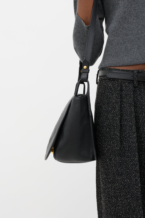 Prada Leather Messenger Bag