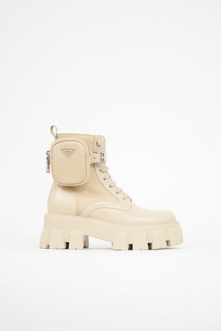 Prada Leather Monolith Boot